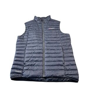 Berghaus Gilet Mens Large Black Vaskye Hydroloft Body Warmer Pertex Quantum